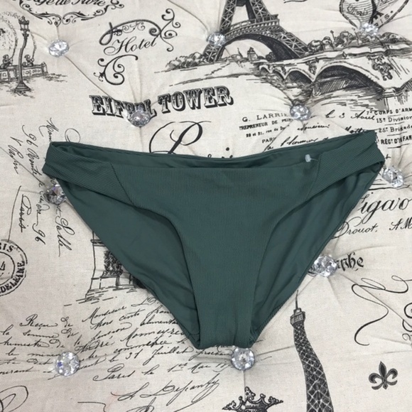 NWOT Becca Fine Line Ribbed Bikini Bottoms - Picture 3 of 8